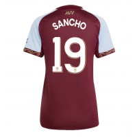 Aston Villa Jadon Sancho #19 Domáci Ženy futbalový dres 2025-26 Krátky Rukáv
